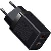 Baseus CCSUPP-E01 Super Si Quick Nabíječka USB + USB-C 30W Black