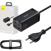 Baseus GaN3 Pro nástěnná nabíječka 2xUSB-C + 2xUSB, 100W (černá)