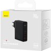 Nástěnná nabíječka Baseus GaN5 Pro 2xUSB-C + USB, 140 W (černá)