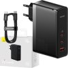 Nástenná nabíjačka Baseus GaN5 Pro 2xUSB-C + USB, 140 W (čierna)