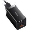 Baseus CCGP120201 GaN5 Pro Quick Nabíječka USB-A + 2x USB-C 65W Black