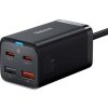 Rýchlonabíjačka Baseus GaN3 Pro, 2x USB-C, 2x USB, 65W (čierna)