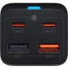Rýchlonabíjačka Baseus GaN3 Pro, 2x USB-C, 2x USB, 65W (čierna)