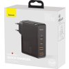 Cestovní nabíječka Baseus GaN2 Pro Quick 2x USB 2x USB-C, 100W, EU (černá)