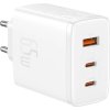 Nástenná nabíjačka Baseus OS-Cube Pro 2xUSB-C + USB, 65W (biela)