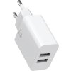 Duálna USB nabíjačka Mcdodo CH-6720 (EU) Lightning 1m Cestovná sada (biela)
