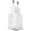 Baseus CCXJ010202 Compact Nabíječka 2xUSB 10,5W White