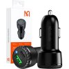 Mcdodo CC-5970 nabíjačka do auta, USB + USB-C 38W (čierna)