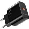Nástenná nabíjačka Mcdodo CH-0922 USB + USB-C, 33W + kábel USB-C (čierna)