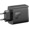 Nástěnná nabíječka Baseus OS-Cube Pro 2xUSB-C + USB, 65 W (černá)
