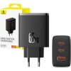 Nástěnná nabíječka Baseus OS-Cube Pro 2xUSB-C + USB, 65 W (černá)