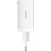 Baseus CCGP120202 GaN5 Pro Quick Nabíječka USB-A + 2x USB-C 65W White