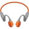 Slúchadlá QCY T25 (sivá + oranžová)