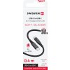 DÁTOVÝ KÁBEL SWISSTEN SOFT SILICONE USB-C / USB-C 0,4 M ČIERNY