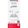 BLUETOOTH TWS SLUCHÁTKA SWISSTEN SONIC BÍLÁ