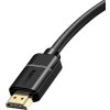 Baseus 2x kabel HDMI 2.0 4K 60Hz, 3D, HDR, 18Gbps, 5m - černý