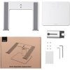 Stojan na notebook Baseus 11-17", nastaviteľný (strieborný)