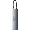 Rozbočovač 11v1 Baseus Metal Gleam Series, USB-C na 3x USB 3.0 + 2x HDMI + USB-C PD + Ethernet RJ45 + microSD/SD + VGA + AUX