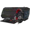 Gaiming set 4v1 Havit GAMENOTE KB675CM sluchátka klávesnice myš podložka pod myš