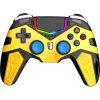Bezdrôtový ovládač iPega PG-P4019A / touchpad GamePad PS4 (žltý)