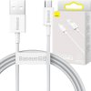 Baseus CAMYS-02 Superior Fast Charging Datový Kabel MicroUSB 2A 1m White