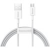 Baseus CAMYS-02 Superior Fast Charging Datový Kabel MicroUSB 2A 1m White