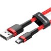 Dátový kábel Micro USB Baseus Cafule 1,5 A 2m (červená)