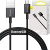 Baseus CAMYS-01 Superior Fast Charging Datový Kabel MicroUSB 2A 1m Black
