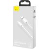 Sada datových kabelů Baseus Simple Wisdom USB to Micro 2.1A (2PCS/Set) 1.5m bílý