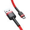 Baseus cable Cafule USB - micro USB 1,0m 2,4A red