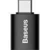 Baseus Ingenuity adaptér USB-C na USB-A OTG (čierny)