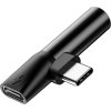 Baseus CATL41-01 Rozbočovač USB-C/3,5mm Jack Black