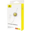 Nabíjací kábel 3w1 Baseus USB na USB-C, USB-M, Lightning 3,5 A, 1,1 m (biely)