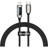 Kabel USB-C pro Lightning Baseus Display, PD, 20W, 1m (černý)