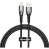 Baseus Glimmer Series Fast Charging Datový Kabel USB-A - Lightning 2.4A 1m Black