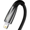 Baseus Glimmer Series Fast Charging Datový Kabel USB-A - Lightning 2.4A 2m Black