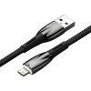 Baseus Glimmer Series Fast Charging Datový Kabel USB-A - Lightning 2.4A 2m Black