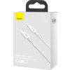 Kábel USB-C na Lightning rady Baseus Superior, 20W, PD, 2m (biely)