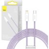 Kábel USB-C pre Lightning Baseus radu Dynamic, 20 W, 2 m (fialový)