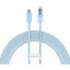 Rýchlonabíjací kábel Baseus USB-C na Lightning Explorer Series 2m, 20W (modrý)