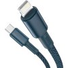 Baseus High Density Braided Cable Type-C to Lightning, PD, 20W, 2m (modrý)