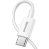 Kabel Baseus Superior Series USB-C na Lightning, 20W, PD, 0,25m (bílý)