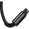 Kábel USB 3v1 Baseus Tungsten Gold, USB na micro USB/USB-C/Lightning, 3,5 A, 1,5 m (čierny)