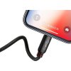 Kábel Baseus 3v1 USB-C / Lightning / Micro 3,5 A 0,3 m - čierny