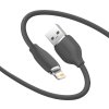 Baseus Jelly kabel USB na Lightning, 2,4A, 1,2 m (černý)