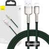 USB kábel pre Lightning Baseus Cafule, 2,4 A, 1 m (zelený)