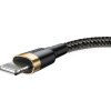 Baseus cable Cafule USB - Lightning 1,0 m 2,4A gold-black