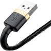 Baseus cable Cafule USB - Lightning 1,0 m 2,4A gold-black