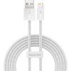 Baseus Dynamic Series Fast Charging Datový Kabel USB-A - Lightning 2.4A 1m White