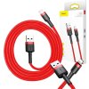 Baseus cable Cafule USB - Lightning 2,0 m 1,5A red-red